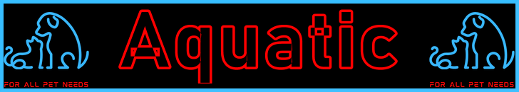 Pet-Extra Aquariumt Care Blog Post Title - Visitor Navigation Information Support Banner Image Black Blue Red