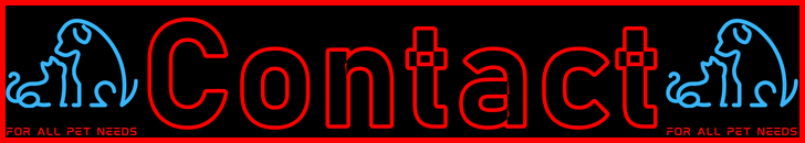 Pet-Extra Contact Page Title - Visitor Navigation Information Support Banner Image Blue Red