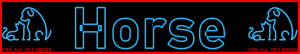 Pet-Extra Horse Care Blog Post Title - Visitor Navigation Information Support Banner Image Black Blue Red