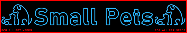 Pet-Extra Small Pets Care Blog Post Title - Visitor Navigation Information Support Banner Image Black Blue Red